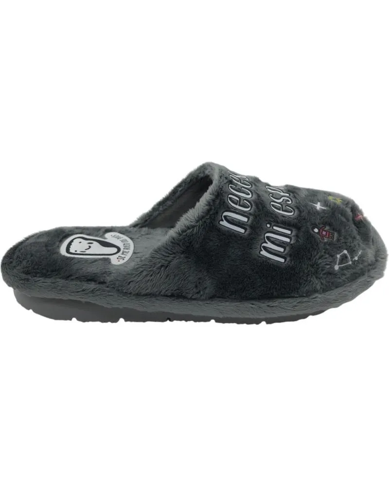 Calzado de casa de Mujer SE ME RIEN LOS PIES ZAPATILLA CASA MUJER JONAS33 GRIS