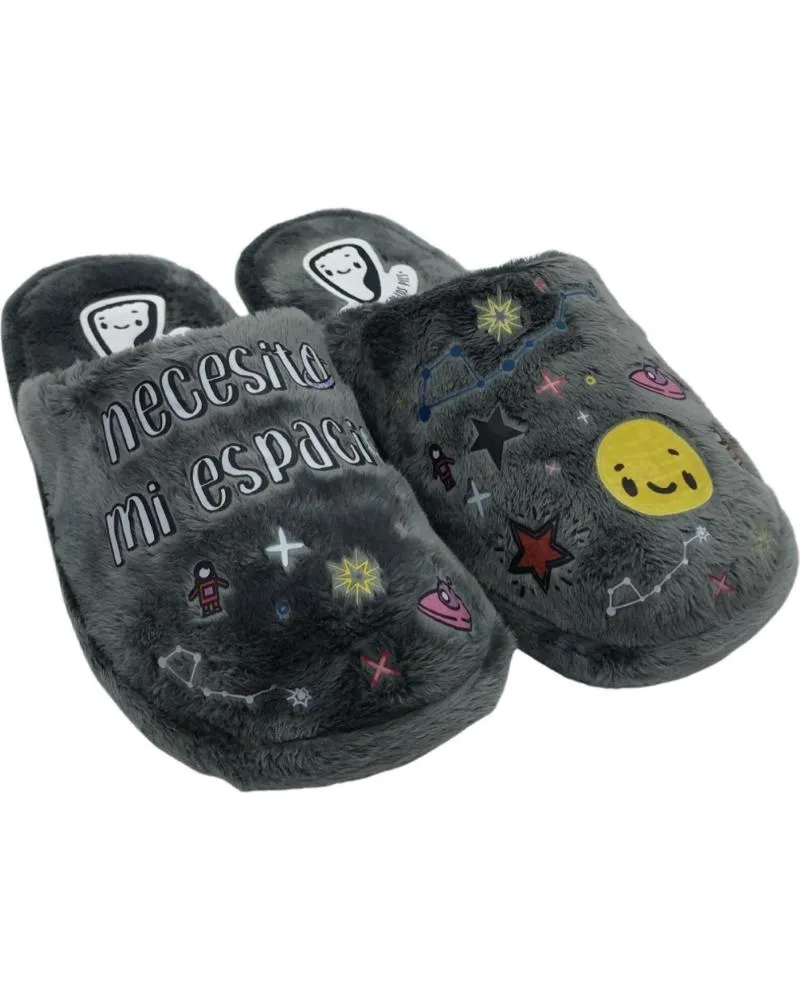 Calzado de casa de Mujer SE ME RIEN LOS PIES ZAPATILLA CASA MUJER JONAS33 GRIS