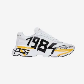 Dolce Gabbana D&G Mujer Zapatillas Daymaster De Napa De Piel De Becerro-Amarillo